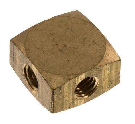 4-way Air Distributor M5 Brass 16 bar (224.8 psi)