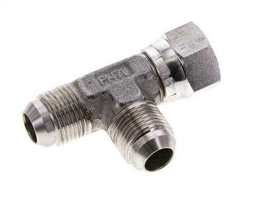 JIC Tee Fitting UNF 7/8''-14 Female x Male Stainless steel 350bar (4917.5psi)