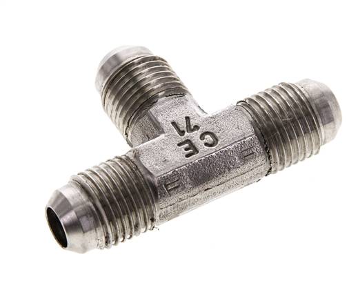 JIC Tee Fitting UNF 9/16''-18 Male Stainless steel 275bar (3863.75psi)