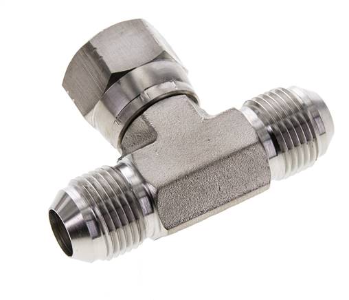 JIC Tee Fitting UNF 7/8''-14 Male x Female Stainless steel 350bar (4917.5psi)