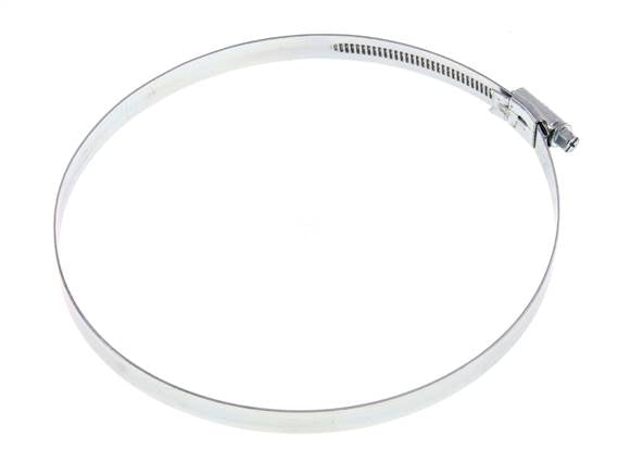 150 - 170 mm Hose Clamp with a Galvanised Steel 12 mm band - Ideal [2 Pieces]