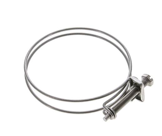 84 - 90 mm Hose Clamp Stainless Steel 304 [2 Pieces]