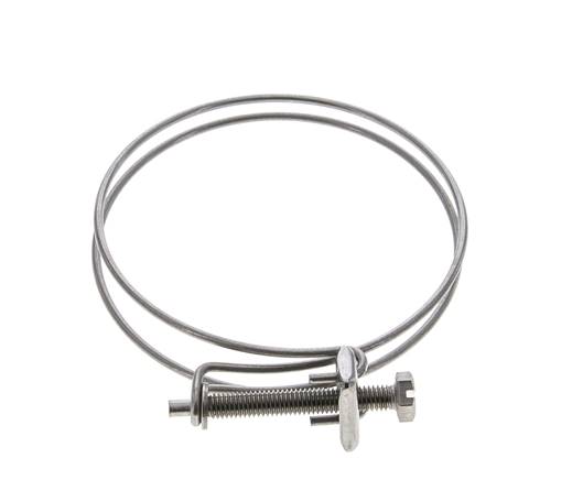 84 - 90 mm Hose Clamp Stainless Steel 304 [2 Pieces]