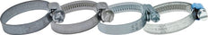 12 - 22 mm Hose Clamp with a Galvanised Steel 9 mm band With Butterfly Handle - Norma [10 Pieces]