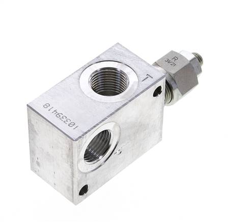 G1/2'' hydraulisch inline overdrukventiel 5-50bar 30l/min