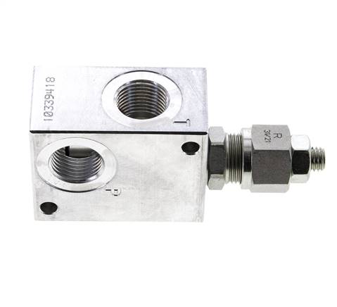G1/2'' hydraulisch inline overdrukventiel 5-50bar 30l/min