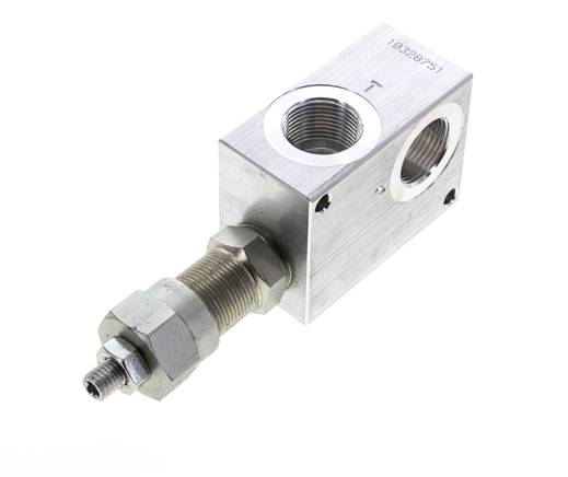 G3/4'' hydraulisch inline overdrukventiel 30-100bar 80l/min