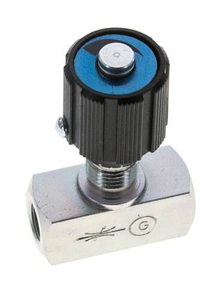 Hydraulisch smoorventiel G1/8'' 350bar max. 14l/min