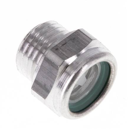 G1/4'' kijkglas voor oliepeil met reflector 15bar