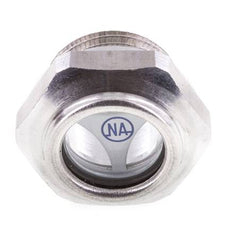 G1/2'' kijkglas voor oliepeil met reflector 15bar