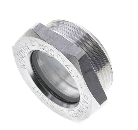 G1-1/2'' kijkglas voor oliepeil met reflector 30bar