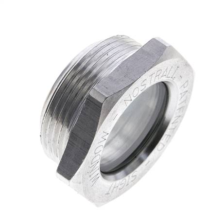G1-1/2'' kijkglas voor oliepeil met reflector 30bar