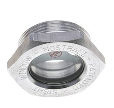 G1-1/2'' kijkglas voor oliepeil met reflector 30bar
