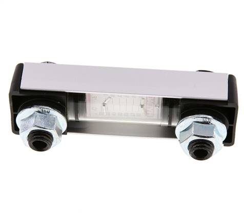 Olieniveau-indicator hart-op-hartafstand 76mm met thermometer - Hydac