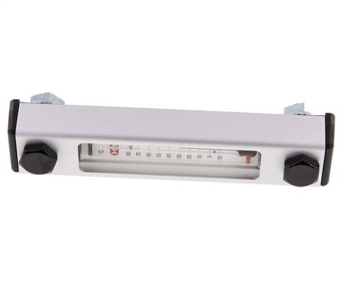 Olieniveau-indicator hart-op-hartafstand 127mm met thermometer - Hydac