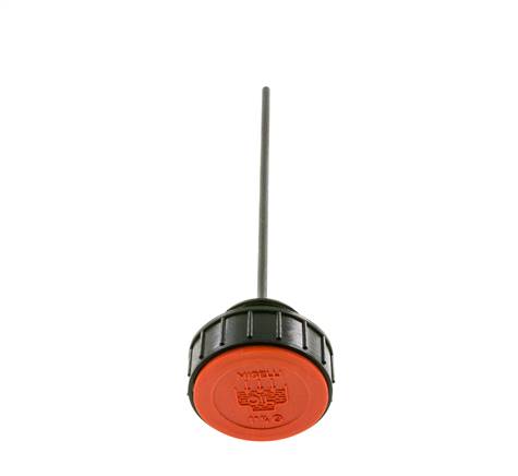 Kunststof vul- en beluchtingsdop G3/4'' met peilstok
