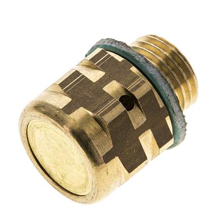 Messing vul- en beluchtingsdop G1/4'' met luchtfilter