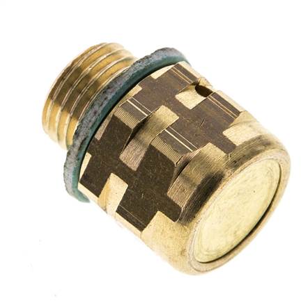 Messing vul- en beluchtingsdop G1/2'' met luchtfilter