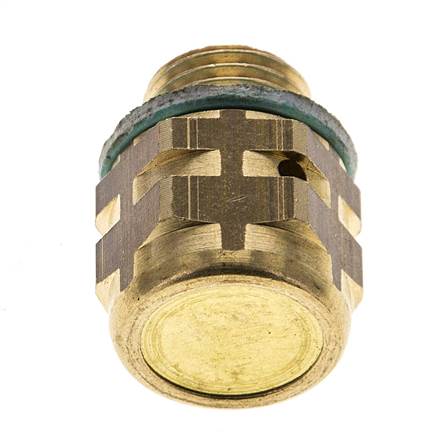 Messing vul- en beluchtingsdop G1/2'' met luchtfilter