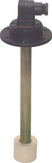 Vlotter- en temperatuurschakelaar 2 punten buis 250mm 70°C 1bar