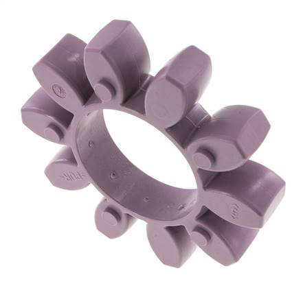 ROTEX maat 75 tandkrans voor klauwkoppeling 98 Shore A violet - KTR