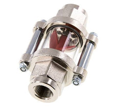 G3/8'' messing stromingsindicator met vleugelrad 1.1-5.5 l/min 25 bar