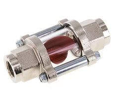 G3/8'' messing stromingsindicator met vleugelrad 1.1-5.5 l/min 25 bar