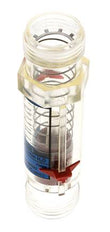 G1'' kunststof zweeflichaamflowmeter voor water 2-20 l/min