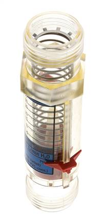 G1'' kunststof zweeflichaamflowmeter voor water 5-35 l/min