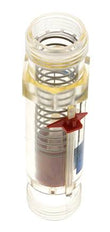 G1'' kunststof zweeflichaamflowmeter voor water 5-35 l/min