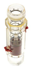 G1'' kunststof zweeflichaamflowmeter voor water 5-50 l/min
