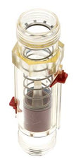 G1'' kunststof zweeflichaamflowmeter voor water 5-50 l/min