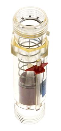 G1'' kunststof zweeflichaamflowmeter voor water 5-50 l/min