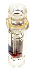 G1'' kunststof zweeflichaamflowmeter voor water 10-80 l/min