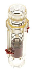 G1'' kunststof zweeflichaamflowmeter voor water 10-80 l/min