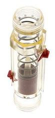 G1'' kunststof zweeflichaamflowmeter voor water 10-80 l/min