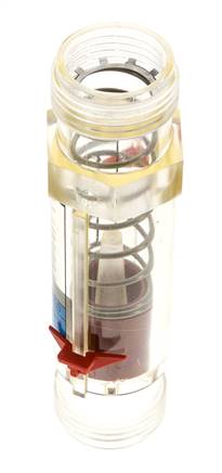 G1'' kunststof zweeflichaamflowmeter voor water 20-100 l/min