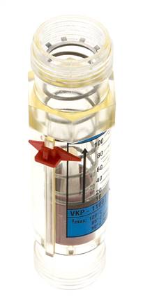 G1'' kunststof zweeflichaamflowmeter voor water 20-100 l/min
