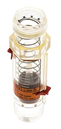 G1'' kunststof zweeflichaamflowmeter voor olie 100 cSt 1-18 l/min