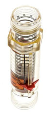 G1'' kunststof zweeflichaamflowmeter voor olie 100 cSt 2-30 l/min