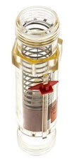 G1'' kunststof zweeflichaamflowmeter voor olie 100 cSt 2-30 l/min