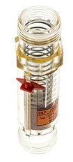 G1'' kunststof zweeflichaamflowmeter voor olie 100 cSt 2-30 l/min