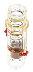 G1'' kunststof zweeflichaamflowmeter voor olie 100 cSt 5-45 l/min