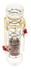 G1'' kunststof zweeflichaamflowmeter voor olie 100 cSt 5-45 l/min