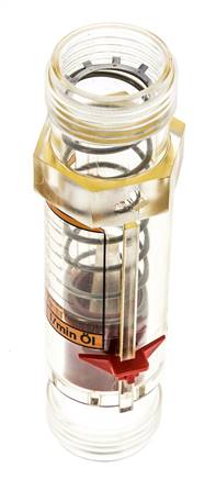 G1'' kunststof zweeflichaamflowmeter voor olie 100 cSt 10-75 l/min