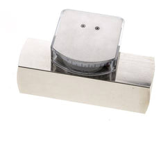 G1'' messing zweeflichaamflowmeter voor olie 0.1-0.8 l/min 250 bar