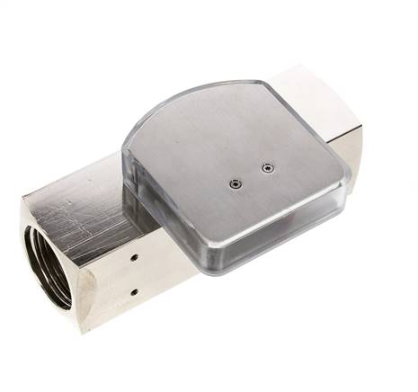 G1'' messing zweeflichaamflowmeter voor olie 0.1-0.8 l/min 250 bar