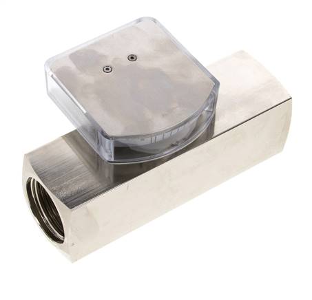 G1'' messing zweeflichaamflowmeter voor olie 0.5-1.5 l/min 250 bar