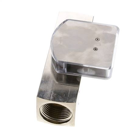 G1'' messing zweeflichaamflowmeter voor olie 0.5-1.5 l/min 250 bar