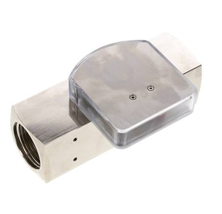 G1'' messing zweeflichaamflowmeter voor olie 0.5-1.5 l/min 250 bar